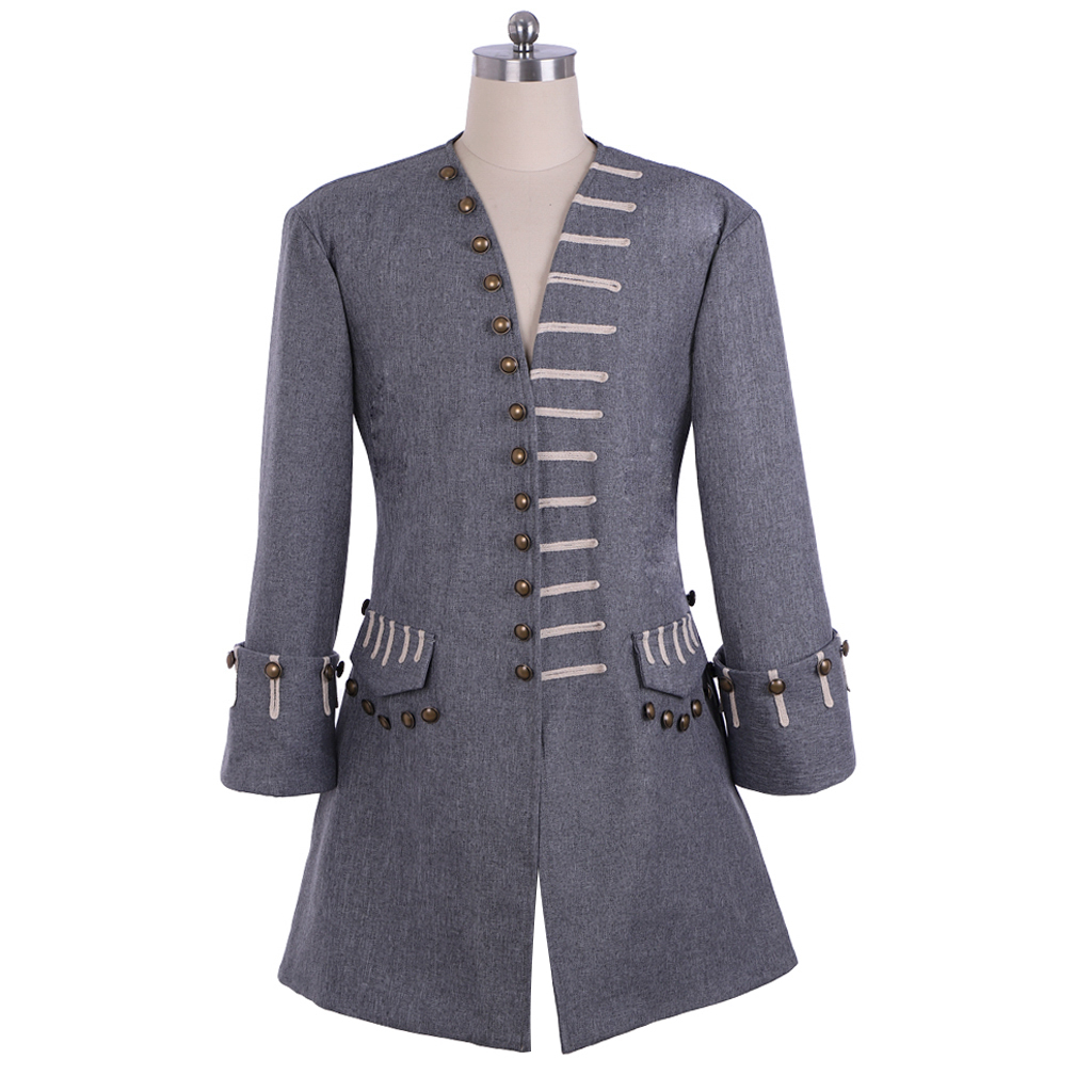 Badminton Victory - ชายยุคกลางโจรสลัดเสื้อ 18th Century Court Royal ทหารเสื้อ