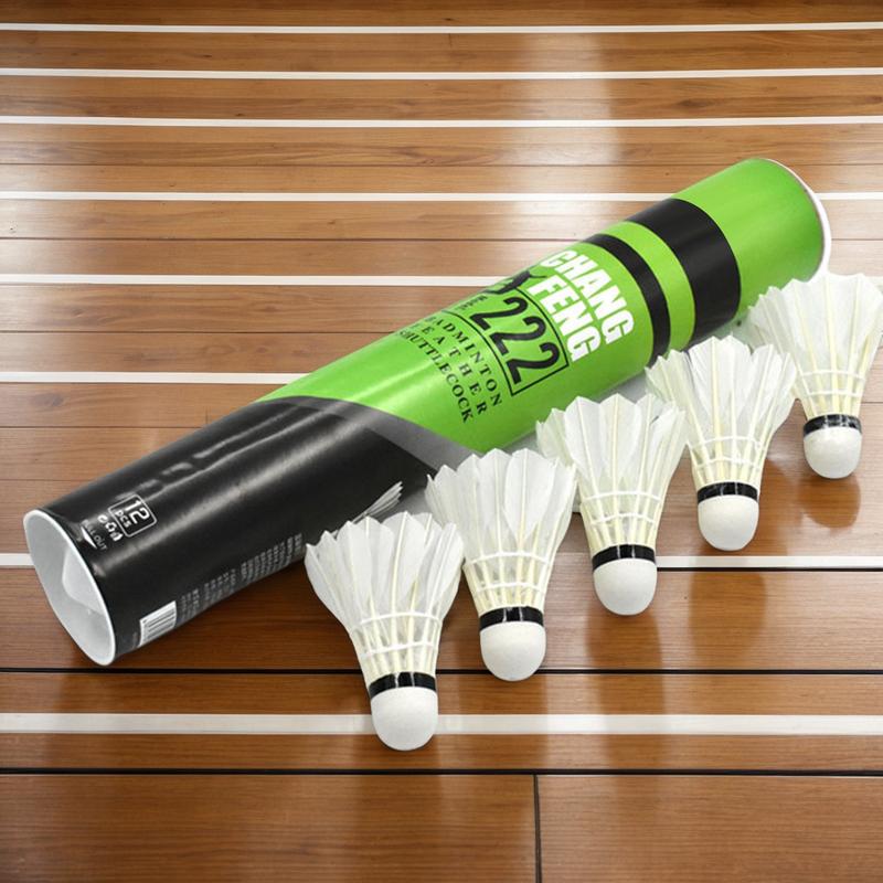 ลูกแบดมินตันขนเป็ด 12 ลูก ทนทา - Badminton Victory บทวิจารณ์และราคา