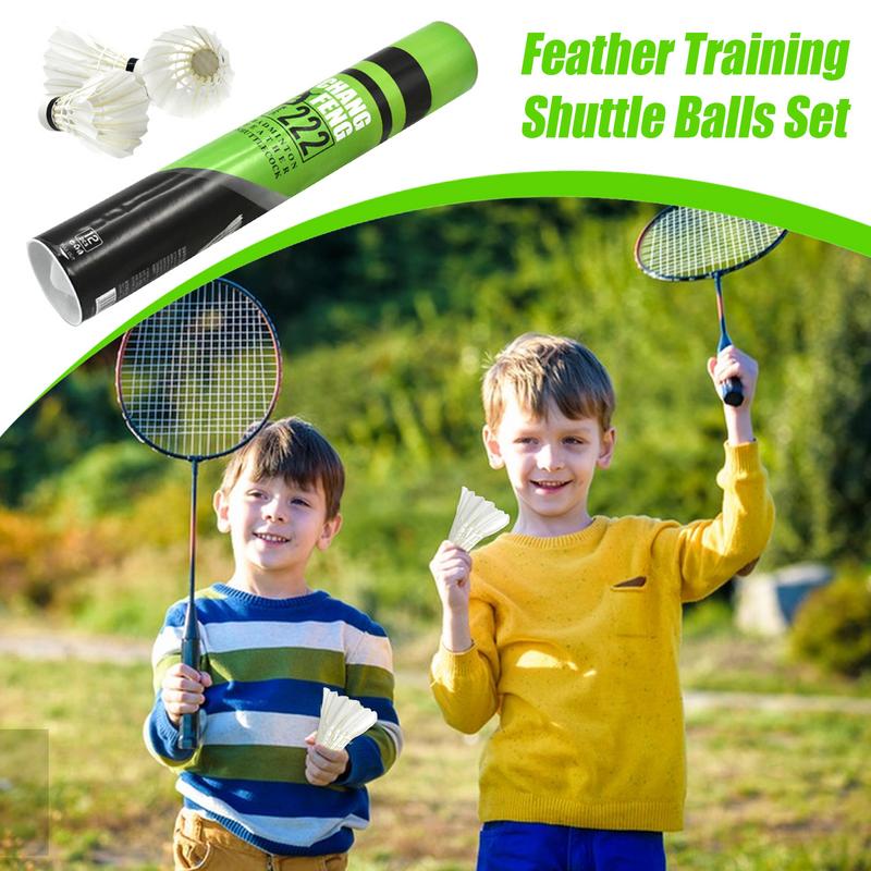 ลูกแบดมินตันขนเป็ด 12 ลูก ทนทา - Badminton Victory บทวิจารณ์และราคา