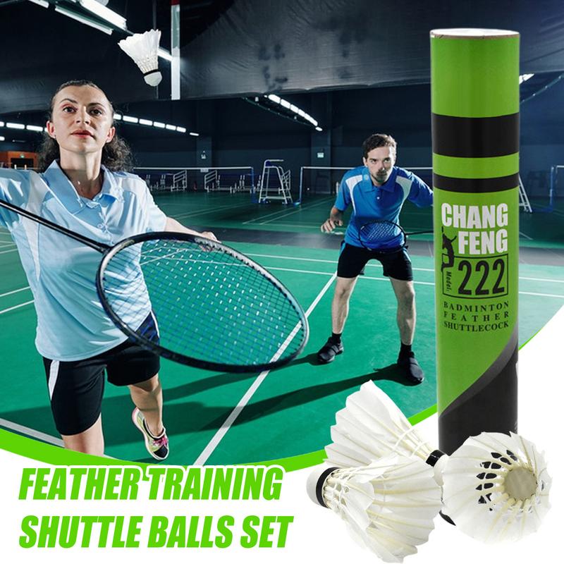 ลูกแบดมินตันขนเป็ด 12 ลูก ทนทา - Badminton Victory บทวิจารณ์และราคา