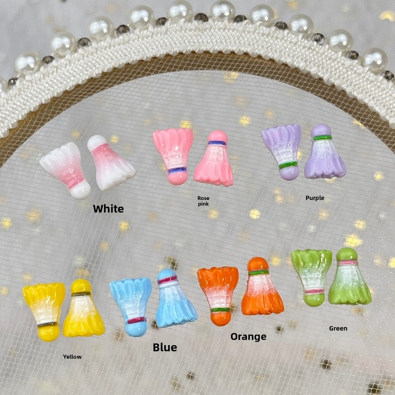 20 ชิ้น ชาร์มตกแต่งเล็บ 3D ลาย - Badminton Minion บทวิจารณ์และราคา