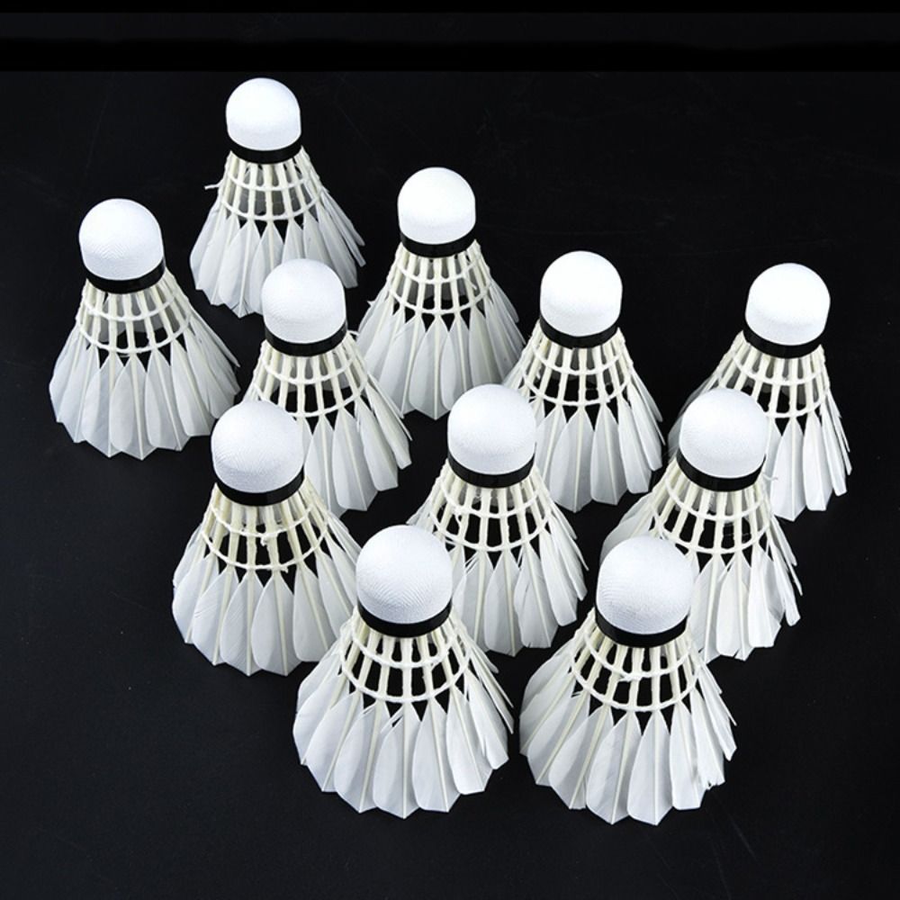 ลูกขนไก่แบดมินตันสีขาวใหม่ 3/6 - Badminton Victory บทวิจารณ์และราคา